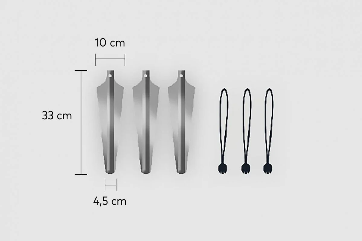 Alu Sandheringe (3 Stück) - Image 2